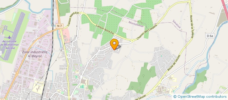 localisation de l'entreprise MED2R à MONTELIMAR