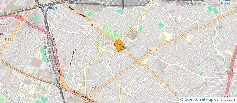 localisation de l'entreprise MEDA  DRANCY