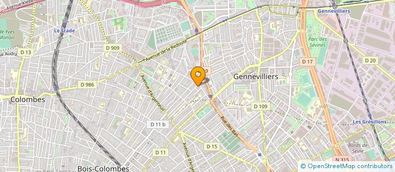 localisation de l'entreprise MEDAILLON BINET à ASNIERES-SUR-SEINE