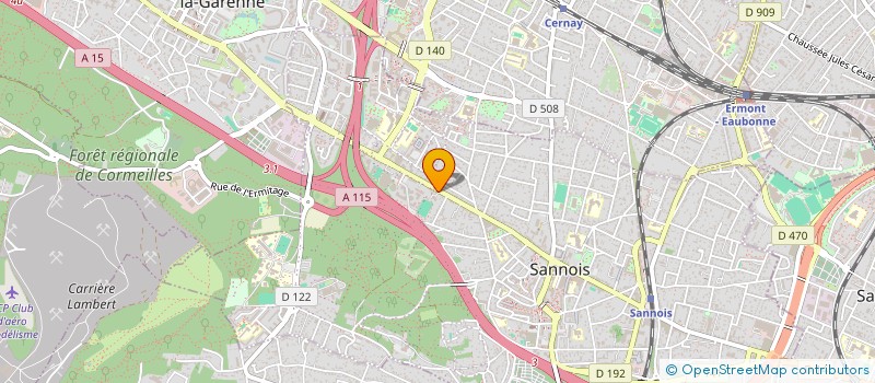 localisation de l'entreprise MEDALHIA  SANNOIS