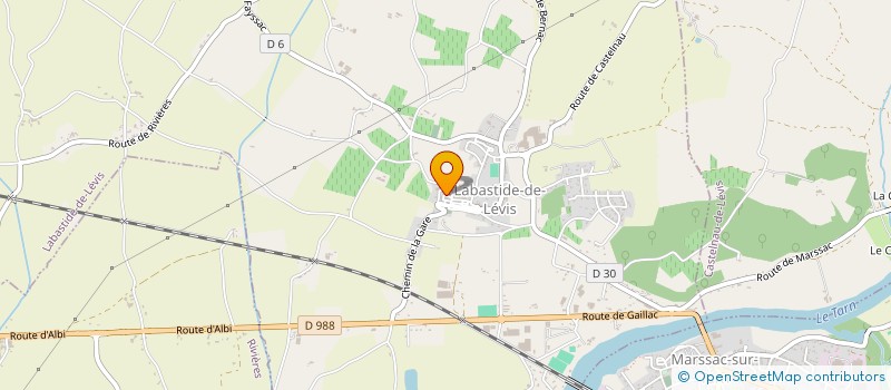 localisation de l'entreprise MEDALLE NICOLAS  CASTELNAU-DE-LEVIS