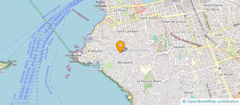localisation de l'entreprise MEDALP à MARSEILLE