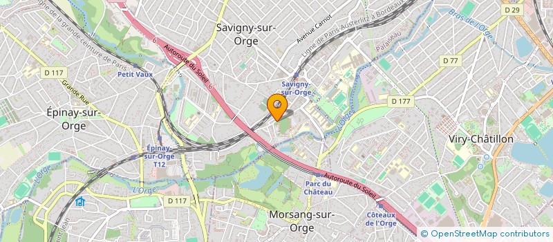 localisation de l'entreprise MEDAR à SAVIGNY-SUR-ORGE