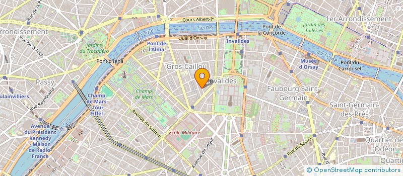 localisation de l'entreprise MEDARMIL à PARIS