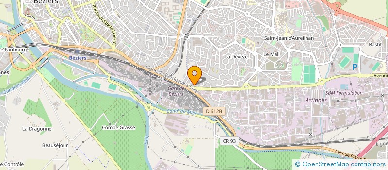 localisation de l'entreprise MEDASSIST à BEZIERS