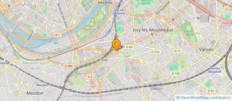 localisation de l'entreprise MEDATRANS SERVICES à ISSY-LES-MOULINEAUX
