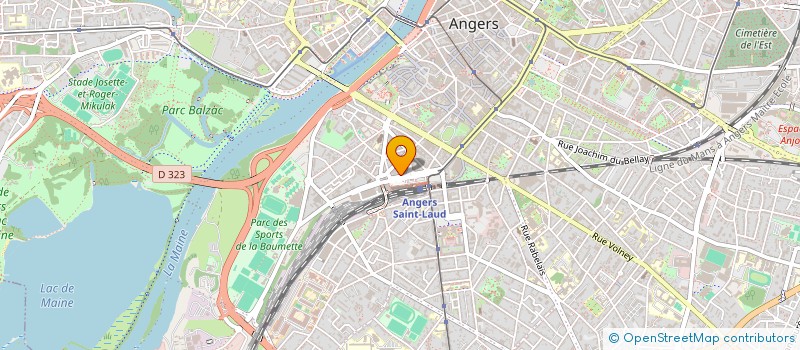 localisation de l'entreprise MEDAU à ANGERS