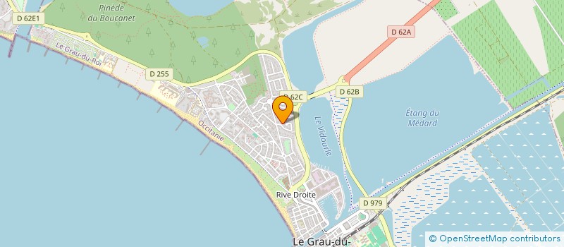 localisation de l'entreprise MEDAZUR  LE GRAU-DU-ROI