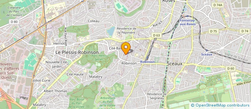 localisation de l'entreprise MEDBEN SOLUTIONS à LE PLESSIS-ROBINSON