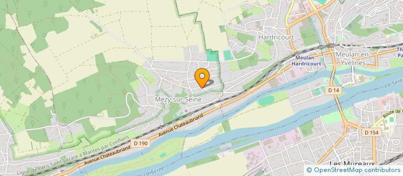 localisation de l'entreprise MEDBTP  MEZY-SUR-SEINE