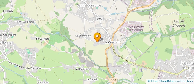 localisation de l'entreprise MEDCAM  SAINTE-CONSORCE