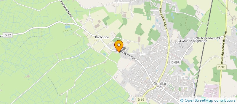 localisation de l'entreprise MEDCRIS IMMOBILIERS à SOULLANS