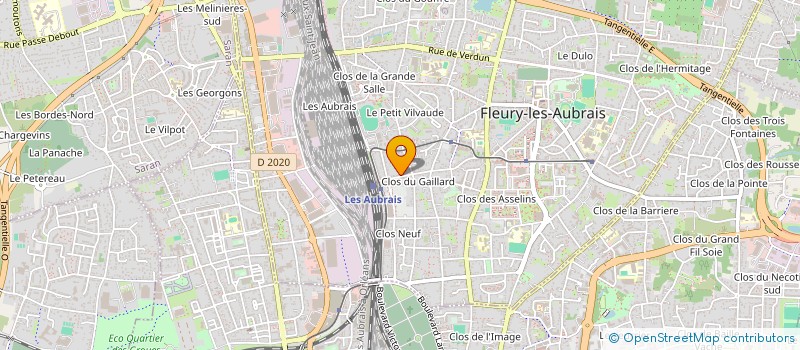 localisation de l'entreprise MEDD à FLEURY-LES-AUBRAIS