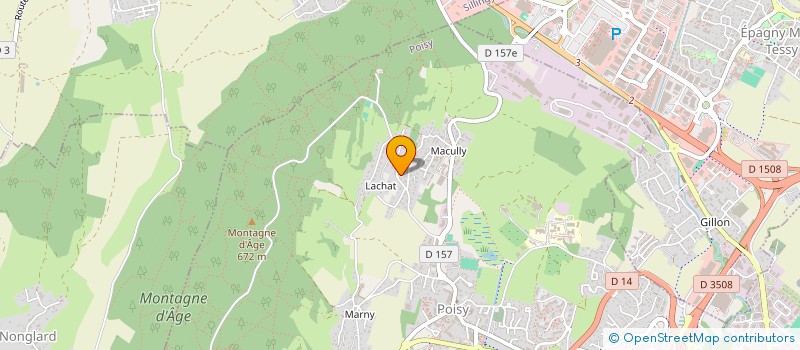 localisation de l'entreprise MEDDOC  POISY