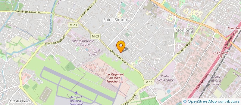 localisation de l'entreprise MEDECINE ALL STAR TOULOUSE à TOULOUSE