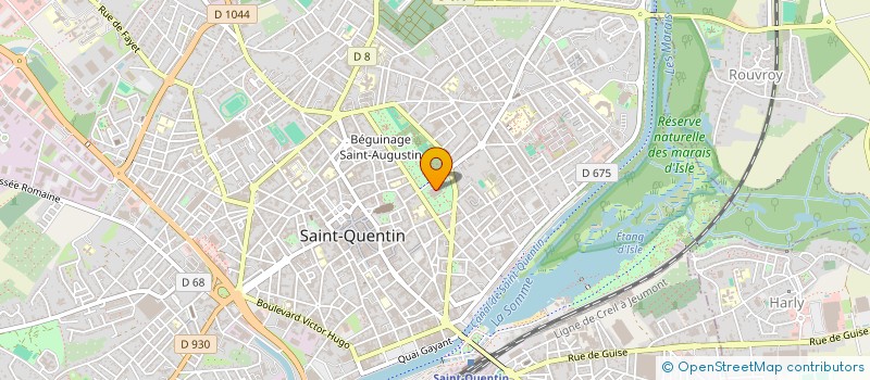 localisation de l'entreprise MEDECINE DU SPORT SAINT QUENTIN à SAINT-QUENTIN