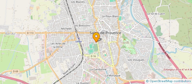 localisation de l'entreprise MEDECINE ET SPORTS AU PAYS SALONAIS  SALON-DE-PROVENCE