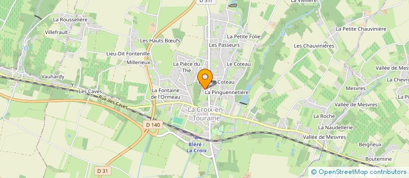 localisation de l'entreprise MEDECINE GENERALE ET PSYCHIATRIE 37  LA CROIX-EN-TOURAINE