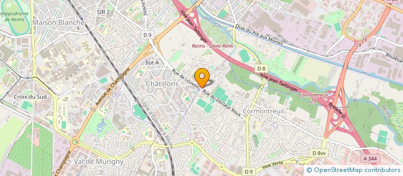 localisation de l'entreprise MEDECINE INFORMATION FORMATION SA à CORMONTREUIL