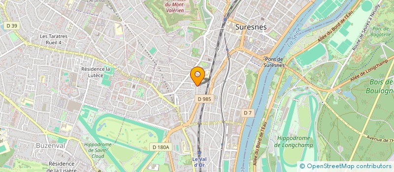 localisation de l'entreprise MEDECINE LIBERALE à SURESNES