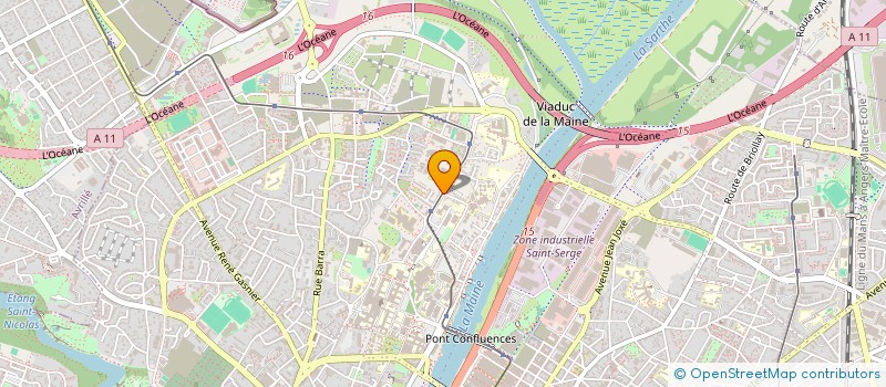 localisation de l'entreprise MEDECINE PHYSIQUE ET READAPTATION-ANGERS à ANGERS