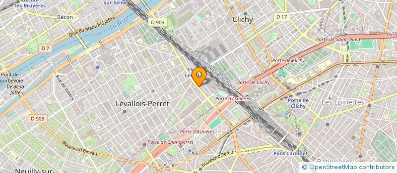 localisation de l'entreprise MEDECINE POLYVALENTE FRANCE à LEVALLOIS-PERRET