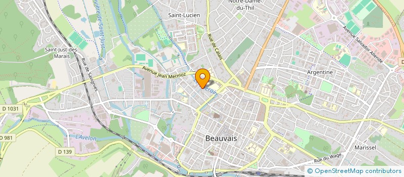 localisation de l'entreprise MEDECINE TRAVAIL DE MUTUAL AGR à BEAUVAIS