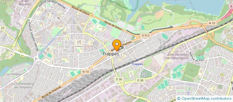 localisation de l'entreprise MEDECINS BENEVOLES à TRAPPES