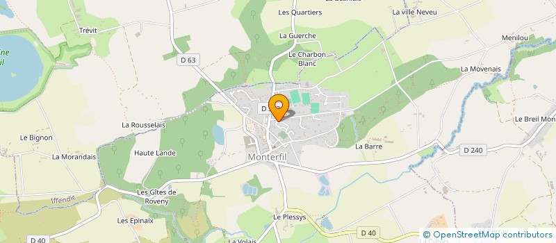 localisation de l'entreprise MEDECINS DE TALENSAC  TALENSAC