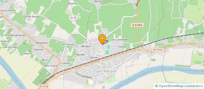 localisation de l'entreprise MEDECINS MSP DES COTEAUX  LE PIAN-SUR-GARONNE