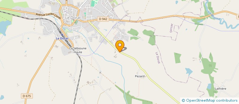 localisation de l'entreprise MEDECINS SOLIDAIRES  LE DORAT