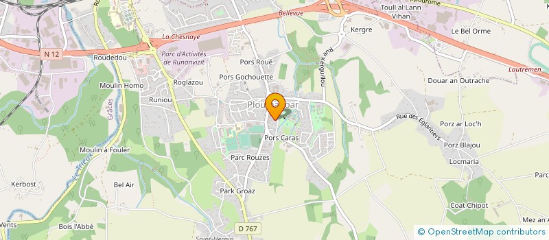 localisation de l'entreprise MEDECINS TY SANTE  PLOUMAGOAR