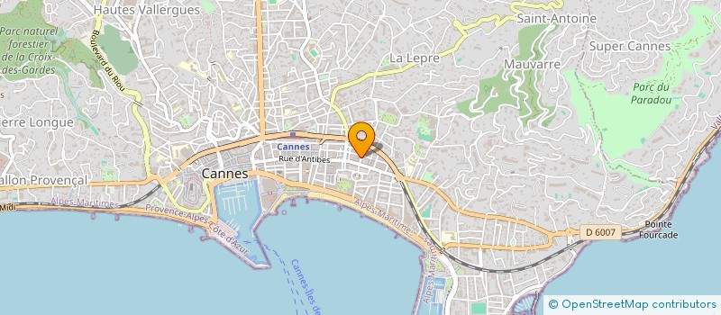 localisation de l'entreprise MEDECINS URGENCE CANNES REGION à CANNES