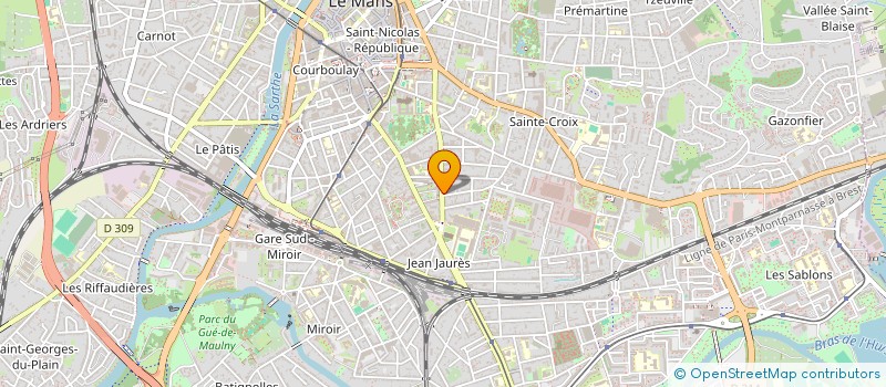 localisation de l'entreprise MEDEE  LE MANS