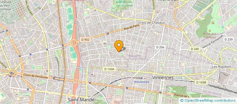 localisation de l'entreprise MEDEE ATELIER PRODUC RECHERCHE CREATION à MONTREUIL