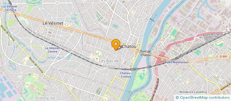 localisation de l'entreprise MEDEE CONSEIL  CHATOU