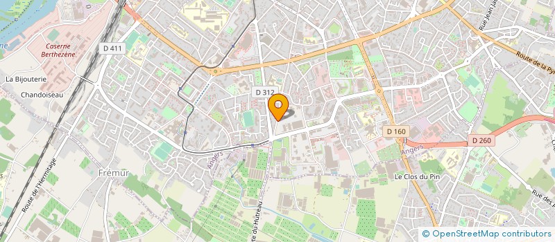 localisation de l'entreprise MEDEF ANJOU à ANGERS