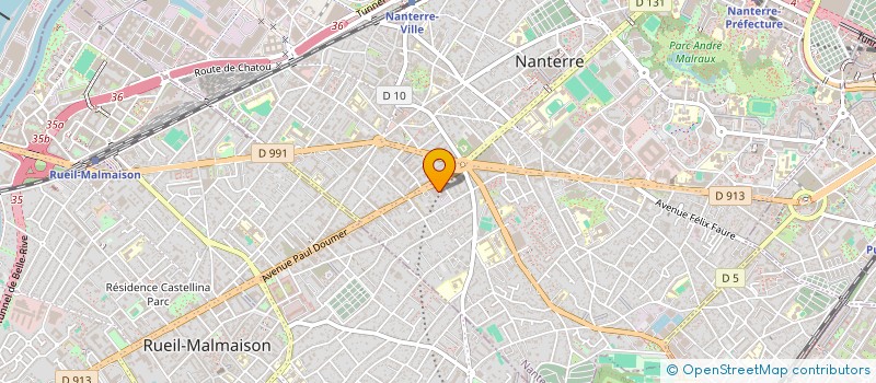 localisation de l'entreprise MEDEF HAUTS DE SEINE à NANTERRE