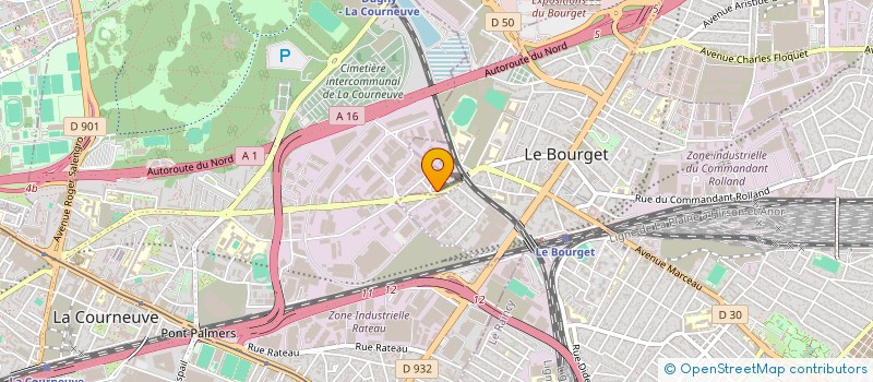 localisation de l'entreprise MEDEF NORD FRANCILIEN à LA COURNEUVE