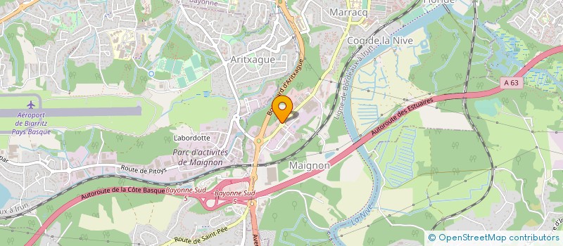 localisation de l'entreprise MEDEF PAYS BASQUE à BAYONNE
