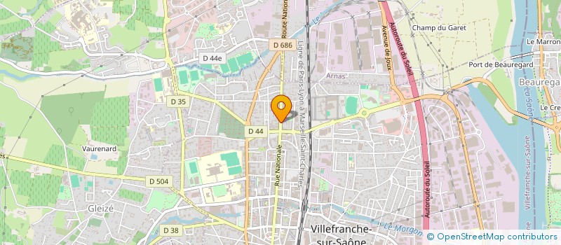 localisation de l'entreprise MEDELICES à VILLEFRANCHE-SUR-SAONE