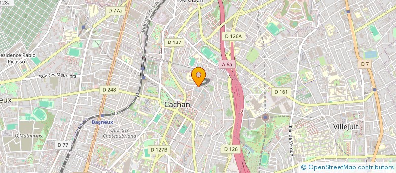 localisation de l'entreprise MEDELICES  CACHAN