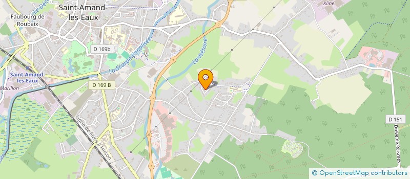 localisation de l'entreprise MEDELISE  SAINT-AMAND-LES-EAUX