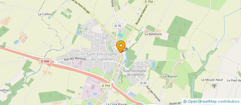 localisation de l'entreprise MEDELYS - CABINET DE COURTAGE  SAINT-CHRISTOPHE-DU-LIGNERON