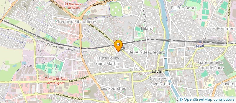 localisation de l'entreprise MEDENA à LAVAL