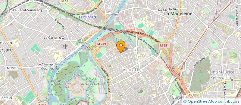 localisation de l'entreprise MEDENTIA  LILLE