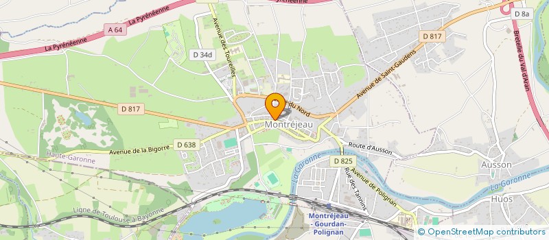 localisation de l'entreprise MEDERIC  MONTREJEAU