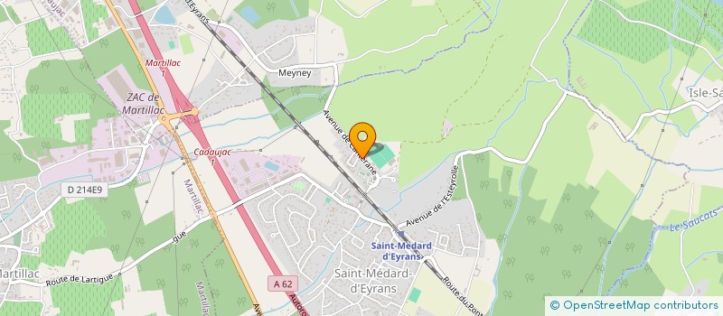 localisation de l'entreprise MEDES  SAINT-MEDARD-D'EYRANS