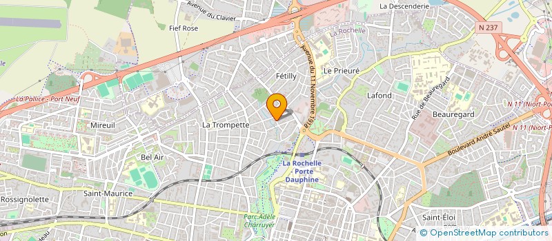 localisation de l'entreprise MEDEVENT  LA ROCHELLE