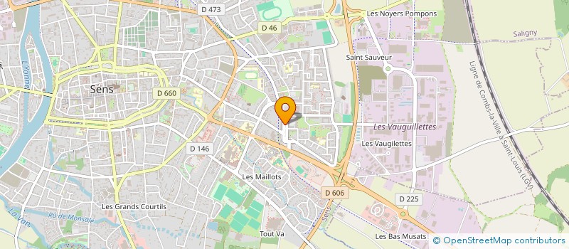 localisation de l'entreprise MEDEVITALIS à SENS